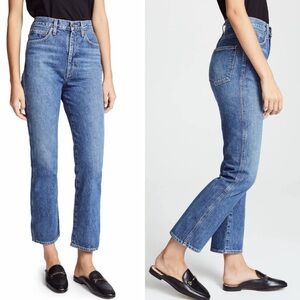 AGOLDE Pinch Waist High Rise Kick in Placebo 26